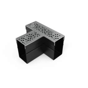 klik voor meer informatie over Star Drain 65/100 T-stuk - Diamond-Line (RVS-Inox) Tuinvisie Star Drain 65/100 T-stuk - Diamond-Line (RVS-Inox) Tuinvisie