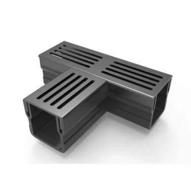 Star Drain Mini 65/60 T-stuk - Grijs (Aluminium) Tuinvisie