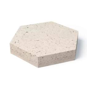 klik voor meer informatie over Schellevis Oudhollands 6-kant tegel 37,5x37,5x7 cm Crème Schellevis Oudhollands 6-kant tegel 37,5x37,5x7 cm Crème