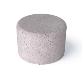 Schellevis Oudhollands Zitelement Rond 60x40 cm Grijs