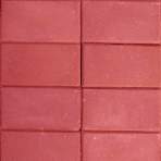 Betontegel 15x30x4,5cm rood