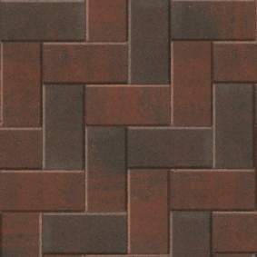 Betonklinker 21x10,5x8cm KOMO rood genuanceerd