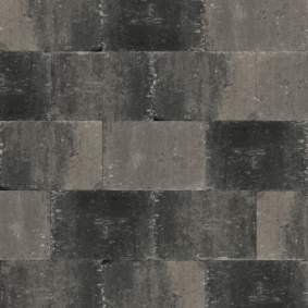 Abbeystone 20x30x6cm grijs zwart