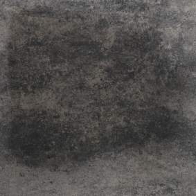 Terras+ tegel 60x60x4cm grijs zwart