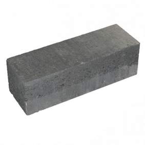 Stapelblok 15x15x60cm strak grijs zwart