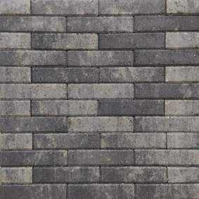 klik voor meer informatie over Strak waalformaat 20x5x6cm grijs zwart Strak waalformaat 20x5x6cm grijs zwart