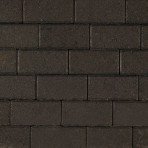 Betonklinker 21x10,5x8cm KOMO zwart met deklaag