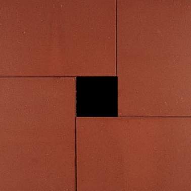 Betontegel 40x60x5cm rood